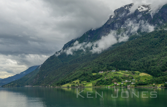 Hillside community, Sogenfjord, Norway.